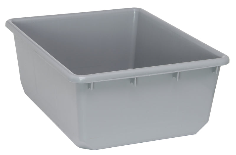 Quantum Quantub Nesting Tote – 24-1/2" x 19" x 9-1/2" – Individual Units – TUB2419-9 – Gray