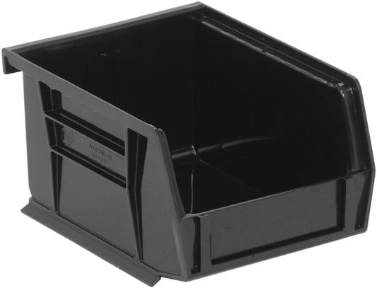 Quantum Ultra Stack & Hang Bins – QUS210 to QUS230 – Case Pack – 5-3/8" x 4-1/8" x 3" – QUS210 – Black