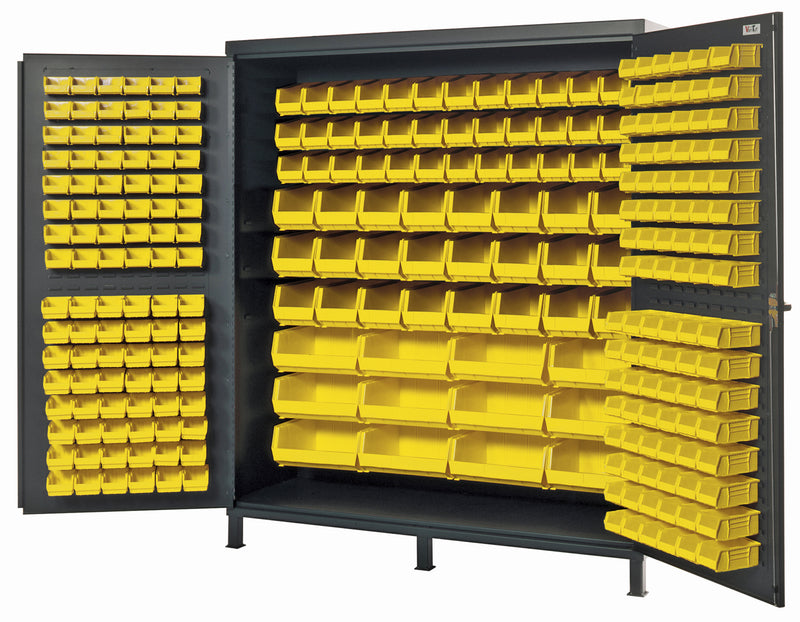 Quantum 72" Wide Storage Cabinets – 72" x 24" x 84" – QSC Series – QSC-72 – Yellow