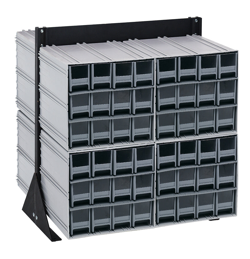 Quantum Interlocking Storage Cabinet Floor Stand – 16" x 23-5/8" x 28" – QIC-224-122 – Gray
