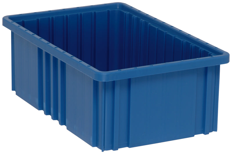 Quantum Dividable Grid Containers – DG91025 to DG92060 – Individual Units – 16-1/2" x 10-7/8" x 6" – DG92060 – Blue