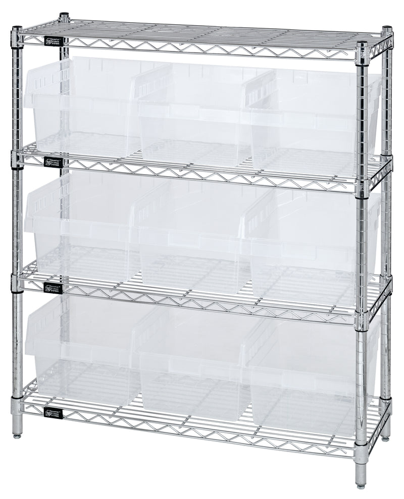 Quantum Clear-View Complete Bin System – WR4-39-1236-801CL to WR8-802CL – WR4-39-1236-809CL – Clear