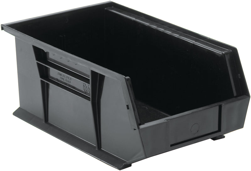 Quantum Ultra Stack & Hang Bins – QUS240 to QUS248 – Case Pack – 13-5/8" x 8-1/4" x 6" – QUS241 – Black