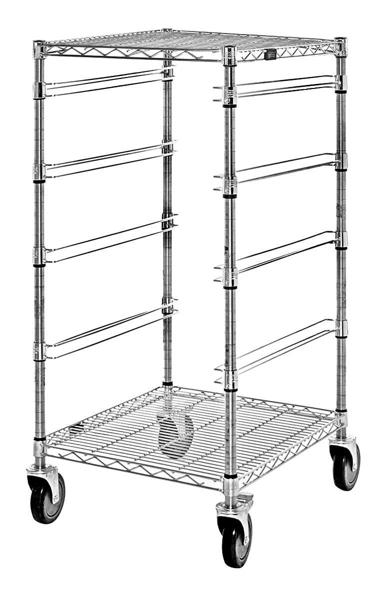 Quantum Dividable Grid Container Bin Carts – 21" x 24" x 45" – BC212439M4 – Standard