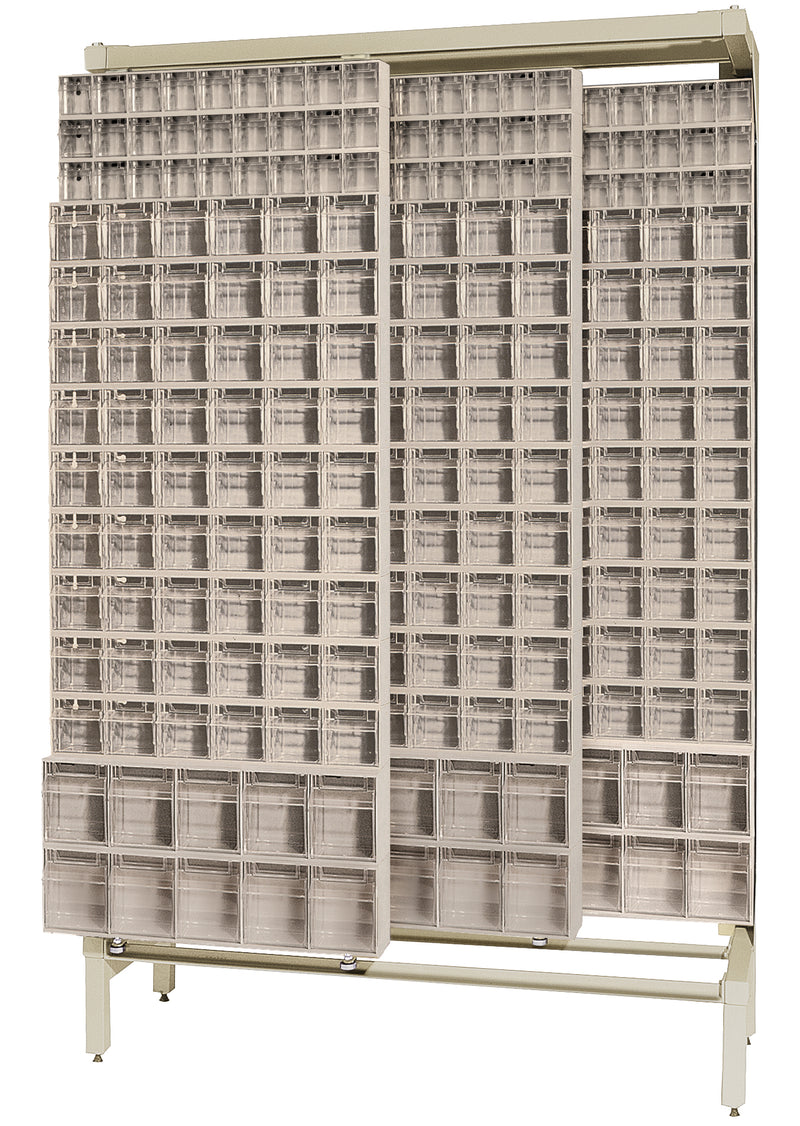 Quantum Free-Standing Sliders – 18" x 48" x 77" – QS Series – Kit – QS-569-56 – Ivory