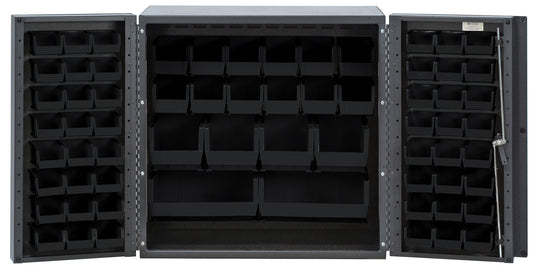 Quantum 36" Wide Storage Cabinets – 36" x 24" x 36" – Kit – QSC-36-MIN – Black
