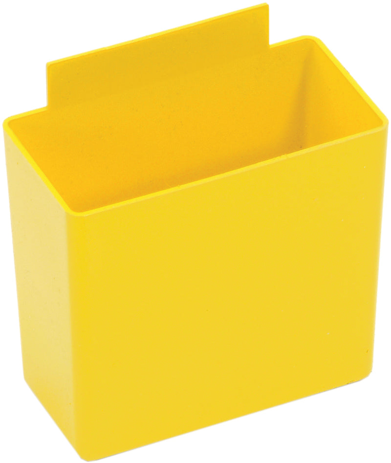 Quantum Economy 4" Shelf Bin Cup – Case Pack – 3-1/4" x 1-3/4" x 3" – QBC111 – Yellow