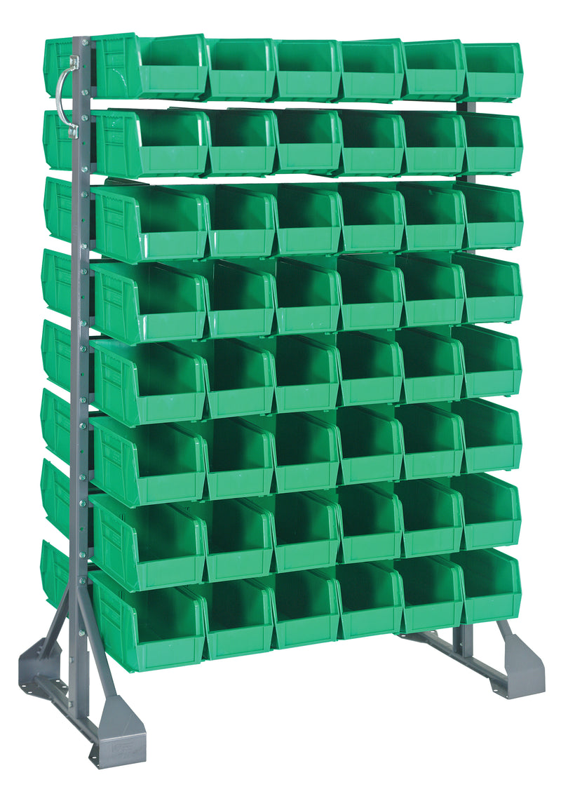 Quantum Steel Rail Bin Packages – 36" x 20" x 53" – QRU-16D-230-96 – Green