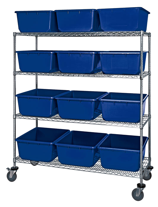 Quantum Quantub Nesting Tote – 60" x 24" x 69" – Kit – MWR4-2419-9 – Blue