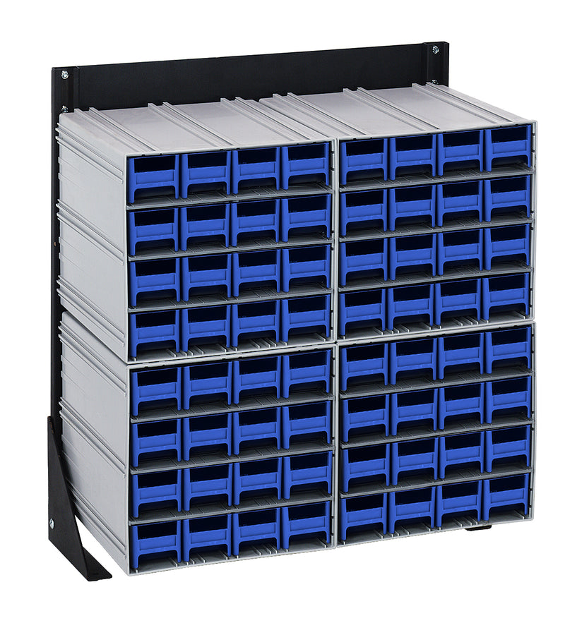 Quantum Interlocking Storage Cabinet Floor Stand – 8" x 23-5/8" x 28" – QIC-124-161 – Blue