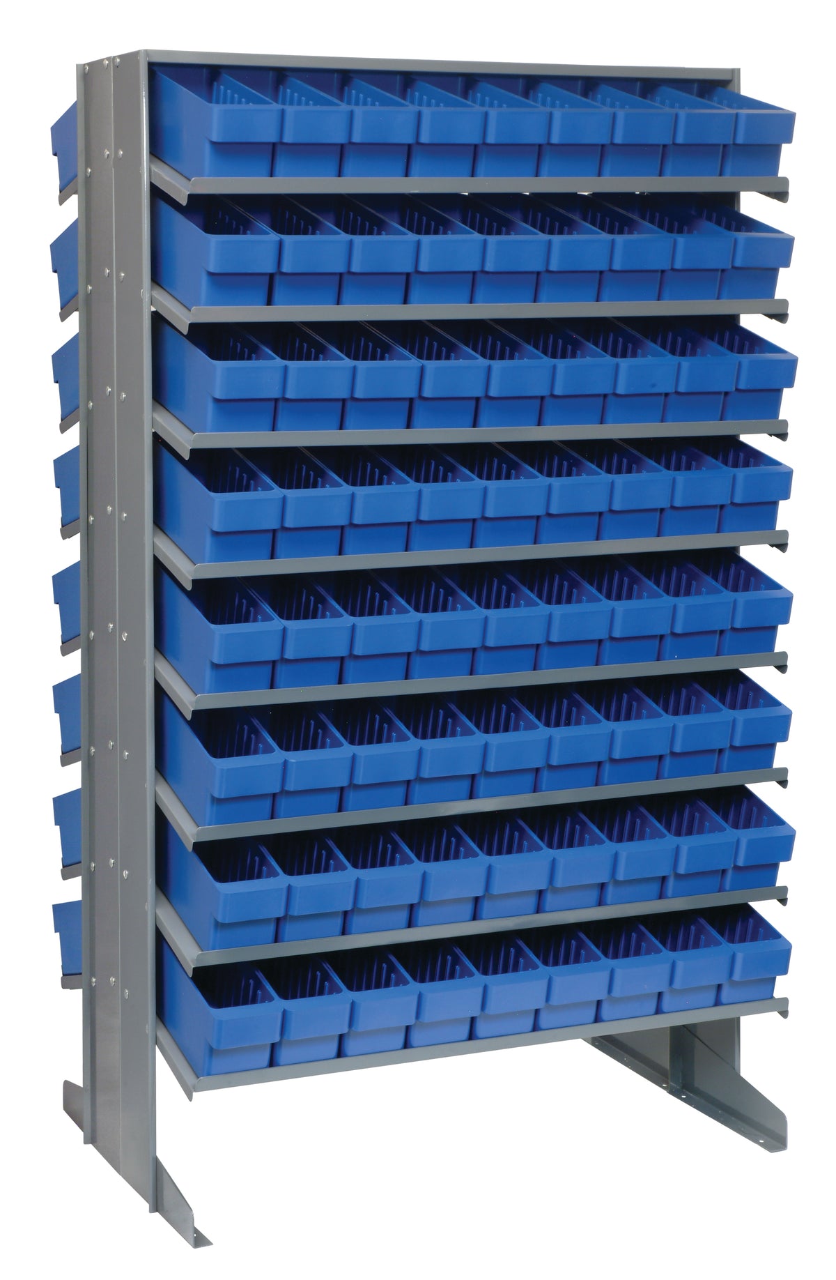 Quantum Double-Sided Pick Racks – 24" x 36" x 60" – QPRD-501 – QPRD-501 – Blue