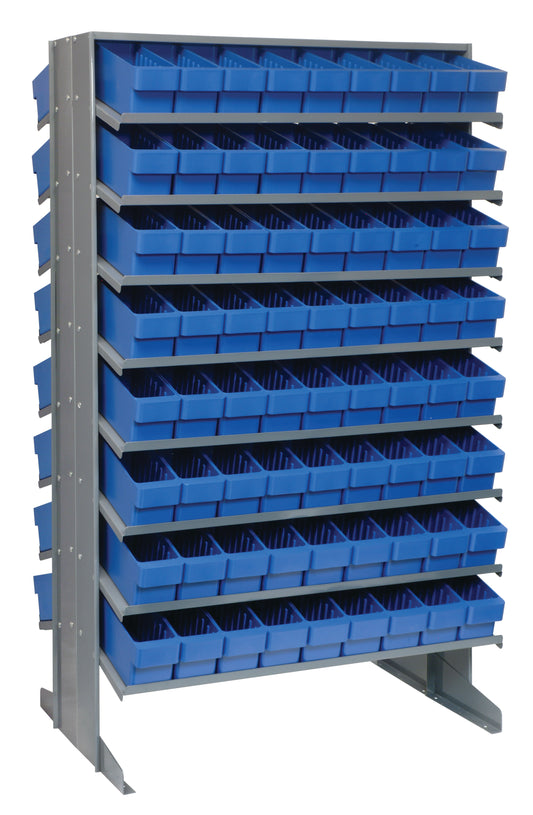 Quantum Double-Sided Pick Racks – 24" x 36" x 60" – QPRD-501 – QPRD-501 – Blue