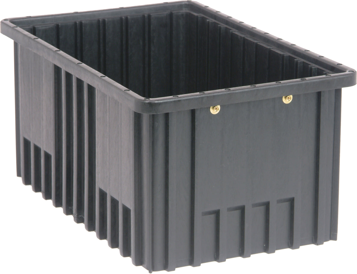 Quantum Conductive Dividable Grid Containers – DG Series – DG92080CO to DG93120CO – Individual Units – 16-1/2" x 10-7/8" x 8" – DG92080CO – Conductive