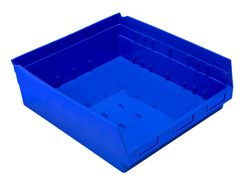 Quantum 6" Shelf Bins – QSB218 to QSB222 – Case Pack – 17-7/8" x 16-1/2" x 6" – QSB222 – Blue