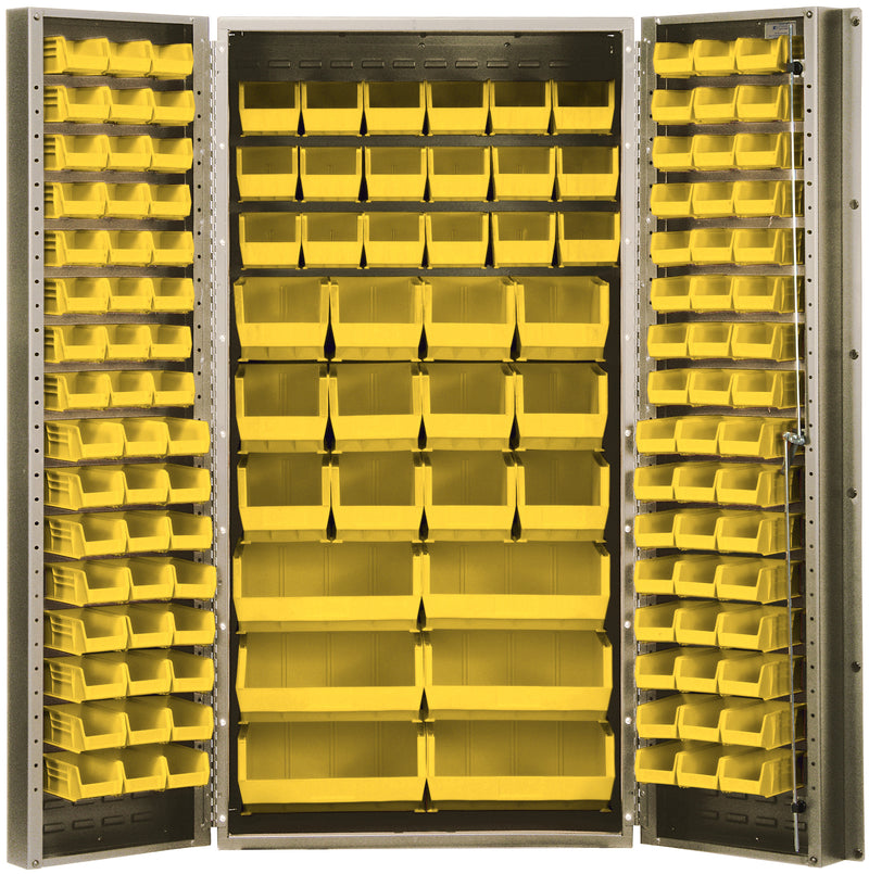 Quantum 36" Wide Storage Cabinets – 36" x 24" x 72" – QSC-BG Series – QSC-BG-36 to QSC-BG-36S – Kit – QSC-BG-36 – Yellow