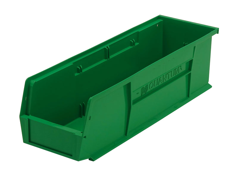 Quantum Ultra Stack & Hang Bins – QUS232 to QUS239 – Case Pack – 18" x 5-1/2" x 5" – QUS238 – Green