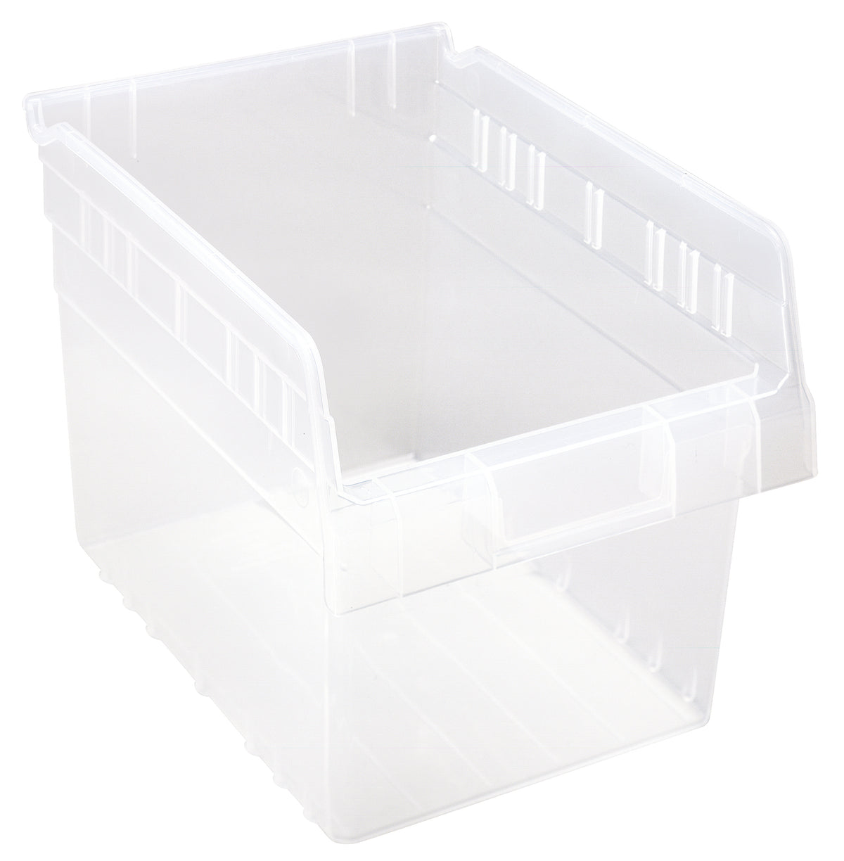 Quantum Clear-View Store-Max 8" Shelf Bins – QSB807CL to QSB816CL – Case Pack – 11-5/8" x 8-3/8" x 8" – QSB807CL – Clear