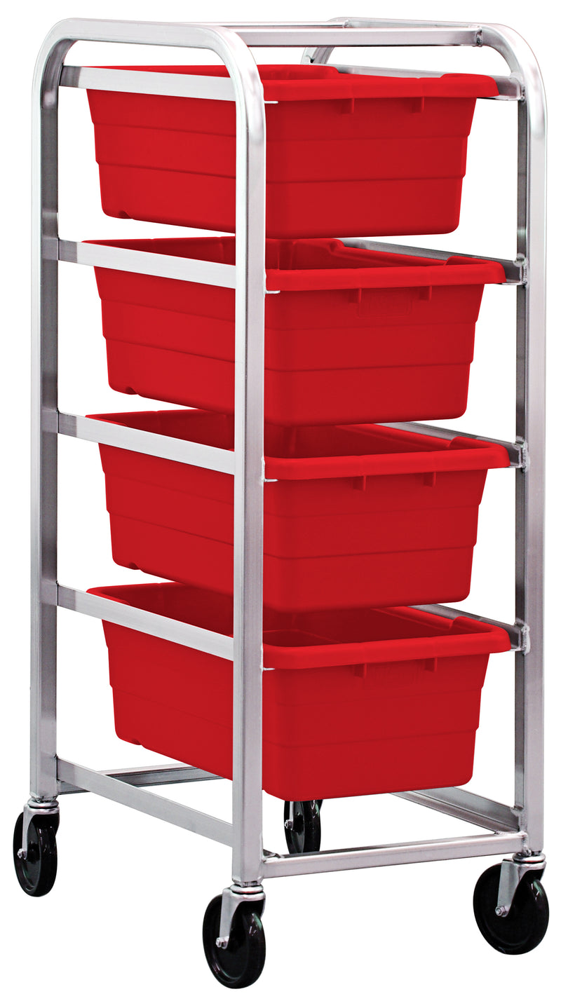 Quantum Tub Racks – TR1-2516-8 to TR6-2516-8 – 26-3/4" x 19-3/4" x 41" – TR4-2516-8 – Red