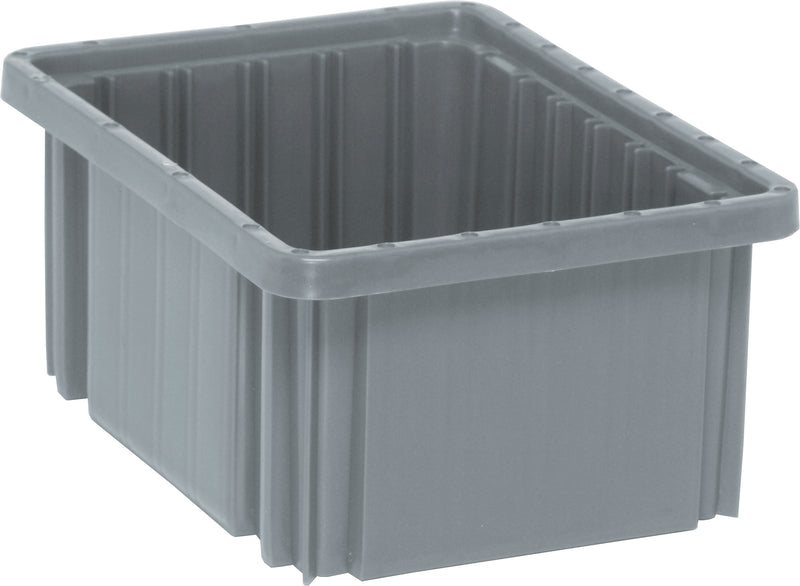 Quantum Dividable Grid Containers – DG91025 to DG92060 – Individual Units – 10-7/8" x 8-1/4" x 5" – DG91050 – Gray