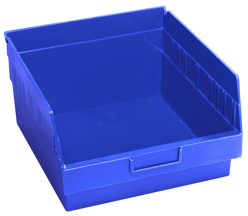 Quantum 6" Shelf Bins – QSB207 to QSB216 – Case Pack – 11-5/8" x 11-1/8" x 6" – QSB209 – Blue
