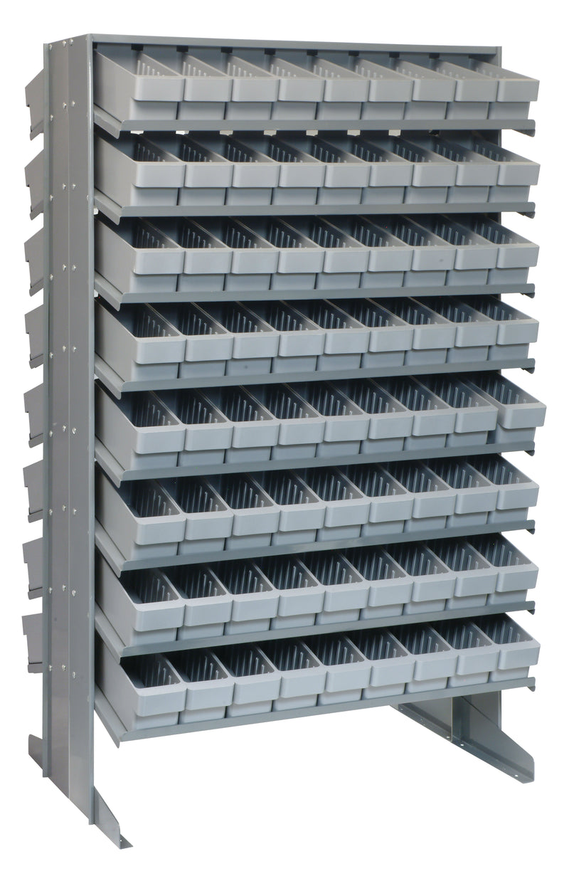 Quantum Double-Sided Pick Racks – 24" x 36" x 60" – QPRD-501 – QPRD-501 – Gray