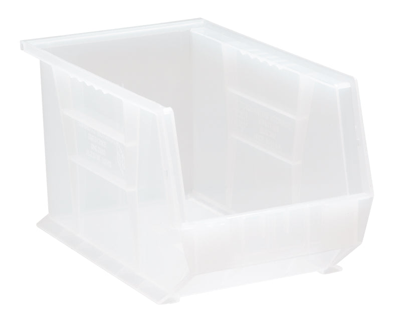 Quantum Clear-View Ultra Stack & Hang Bins – QUS241CL to QUS255CL – Individual Units – 13-5/8" x 8-1/4" x 8" – QUS242CL – Clear