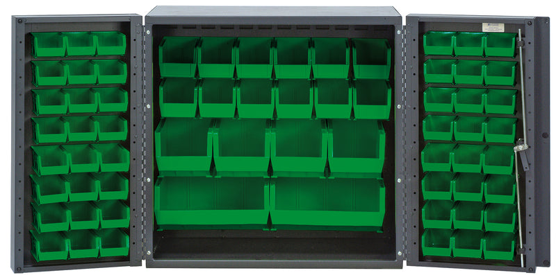 Quantum 36" Wide Storage Cabinets – 36" x 24" x 36" – Kit – QSC-36-MIN – Green