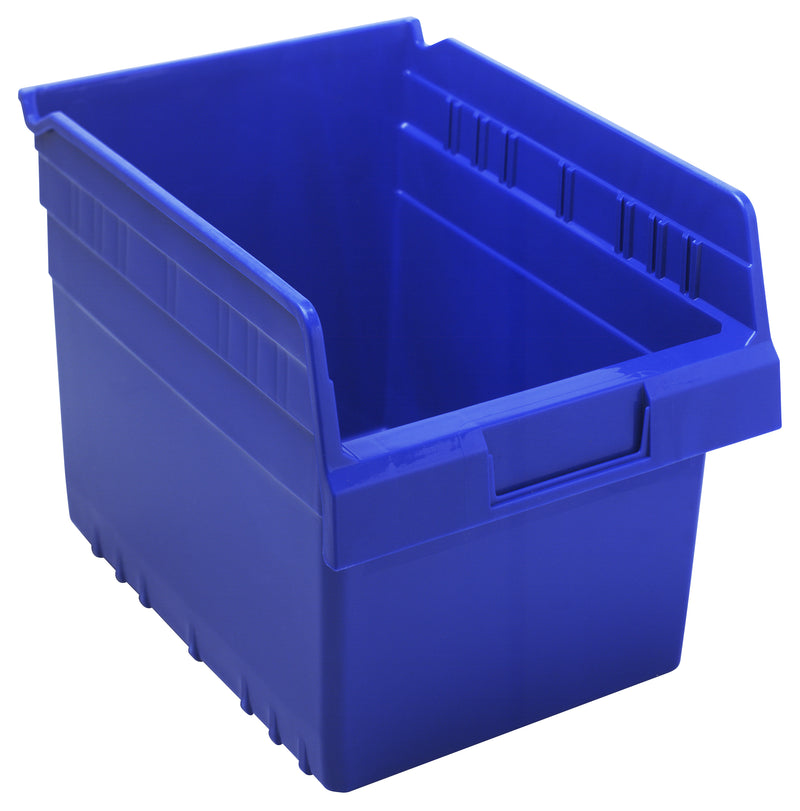 Quantum 8" Shelf Bins – QSB807 to QSB816 – Case Pack – 11-5/8" x 8-3/8" x 8" – QSB807 – Blue