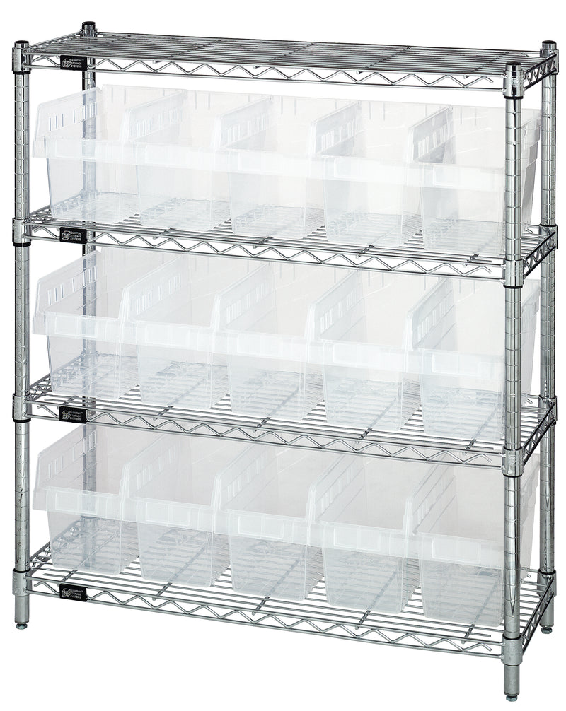 Quantum Clear-View Complete Bin System – WR4-39-1236-801CL to WR8-802CL – WR4-39-1236-802CL – Clear