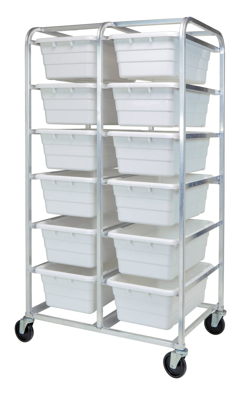 Quantum Tub Racks – TR12-2516-8 – 27" x 37" x 71" – TR12-2516-8 – White