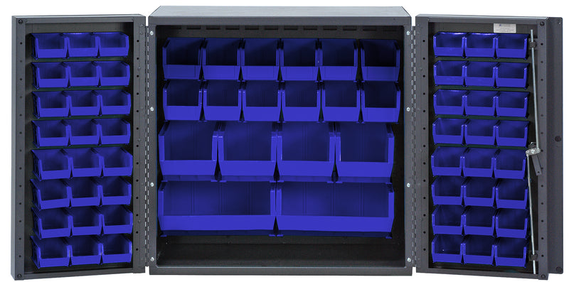 Quantum 36" Wide Storage Cabinets – 36" x 24" x 36" – Kit – QSC-36-MIN – Blue