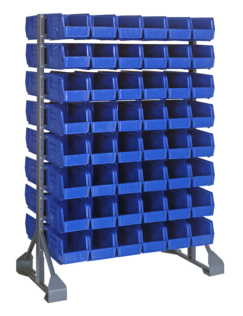 Quantum Steel Rail Bin Packages – 36" x 20" x 53" – QRU-16D-230-96 – Blue