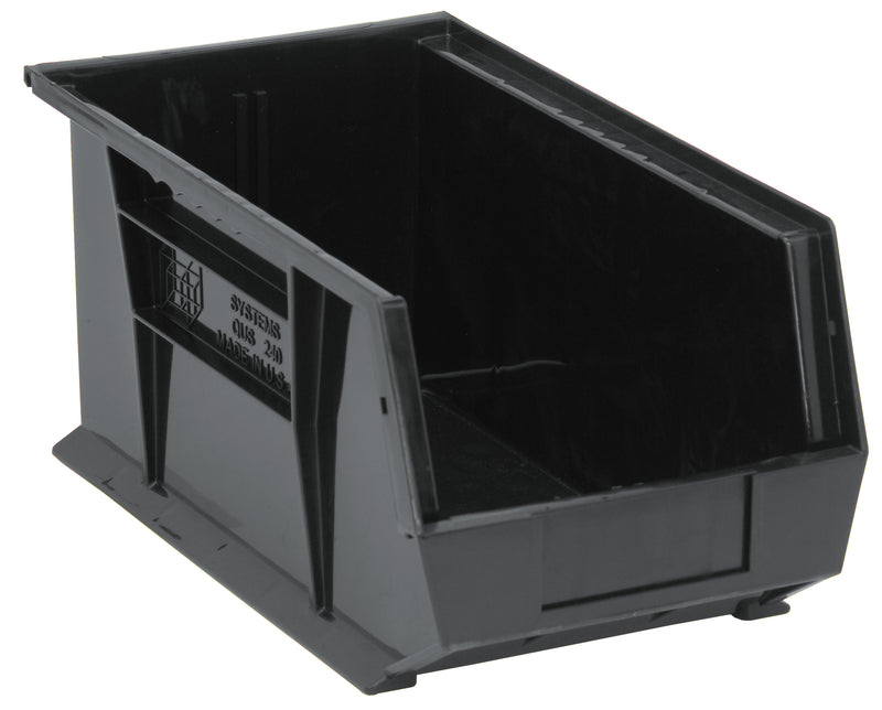 Quantum Eco-Friendly Stack & Hang Bins – QUS Series – QUS234BR to QUS240BR – Individual Units – 14-3/4" x 8-1/4" x 7" – QUS240BR – Recycled