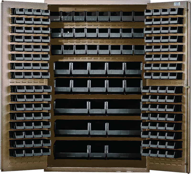 Quantum 48" Wide Storage Cabinets – 48" x 24" x 78" – QSC-BG Series – Kit – QSC-BG-48 – Black