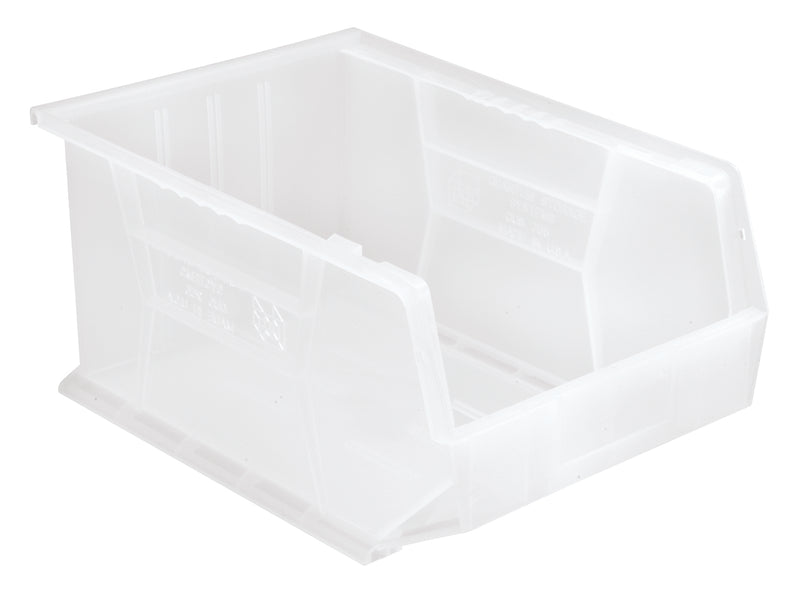 Quantum Clear-View Ultra Stack & Hang Bins – QUS241CL to QUS255CL – Case Pack – 16" x 11" x 8" – QUS255CL – Clear
