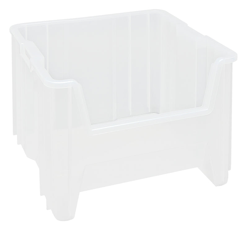 Quantum Mobile Giant Stack Containers – Case Pack – 17-1/2" x 16-1/2" x 12-1/2" – QGH800 – Clear