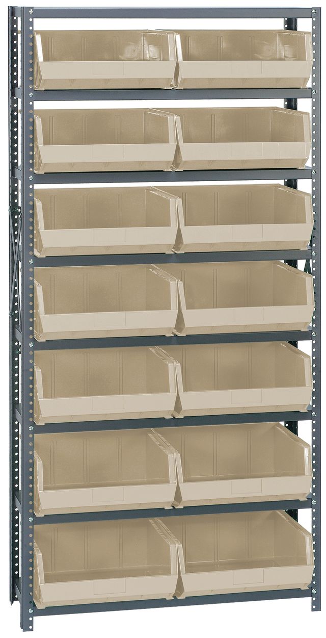 Quantum Stack & Hang Bin System – 12"D x 36"W x 75"H