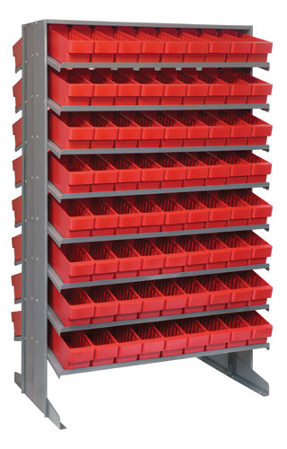 Quantum QPRD-501 in Red – Quantum Double-Sided Pick Racks – 24" x 36" x 60" – QPRD-501