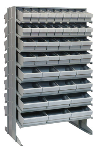 Quantum QPRD-5678 in Gray – Quantum Double-Sided Pick Racks – 24" x 36" x 60" – QPRD-501