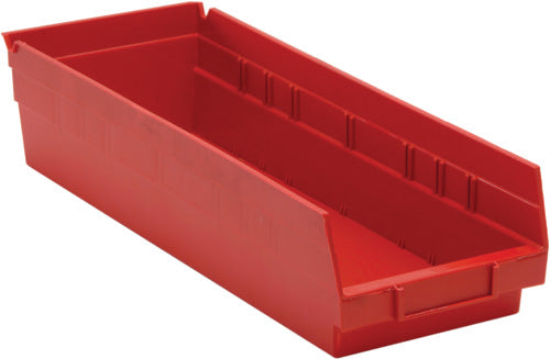 Quantum QSB104 in Red – Quantum 4" Shelf Bins – QSB100 to QSB104