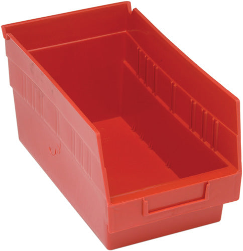 Quantum QSB202 in Red – Quantum 6" Shelf Bins – QSB201 to QSB206