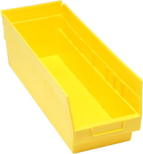 Quantum QSB204 in Yellow – Quantum 6" Shelf Bins – QSB201 to QSB206