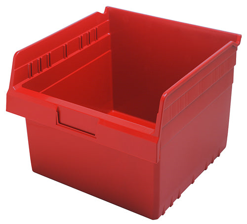Quantum QSB809 in Red – Quantum 8" Shelf Bins – QSB807 to QSB816