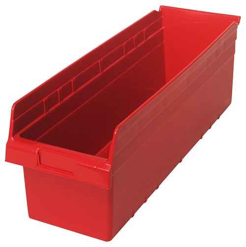 Quantum QSB814 in Red – Quantum 8" Shelf Bins – QSB807 to QSB816
