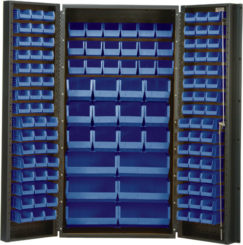 Quantum QSC-36 in Blue – Quantum 36-Inch Welded Bin Storage Cabinets – QSC Series