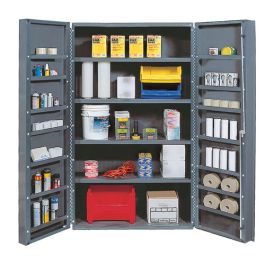 Quantum 48" Wide Storage Cabinet – 48" x 24" x 84" – QSC-4IS-14DS – Individual Unit – QSC-4IS-14DS, 48" x 24" x 84"