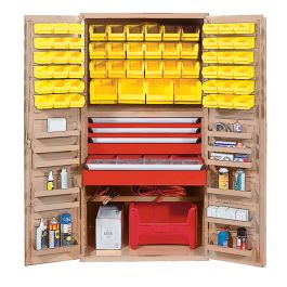 Quantum 36" Wide Storage Cabinets – 36" x 24" x 72" – QSC-BG Series – QSC-BG-64-2S-6DS to QSC-BG-3672-4D – Kit – QSC-BG-3672-4D, 36" x 24" x 72"