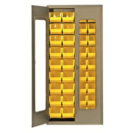 Quantum Storage Cabinets with Bins – 18" x 36" x 78" – QSC-BG Series – QSC-BG-C240, 18" x 36" x 78"