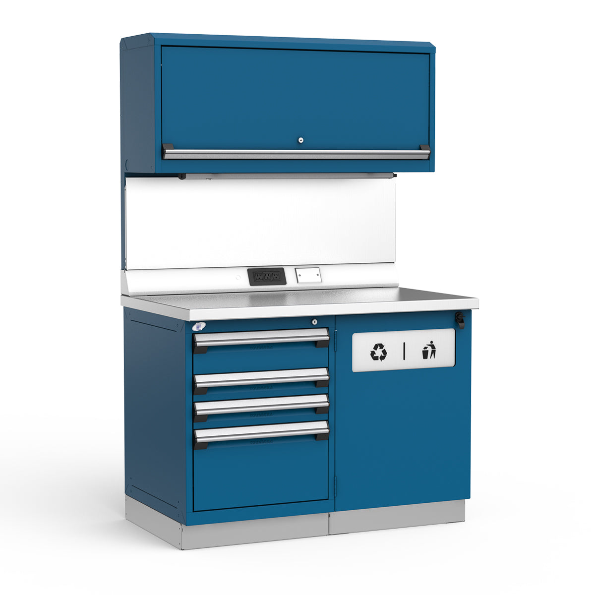 Rousseau GT-C1074S specialized service unit in blue finish