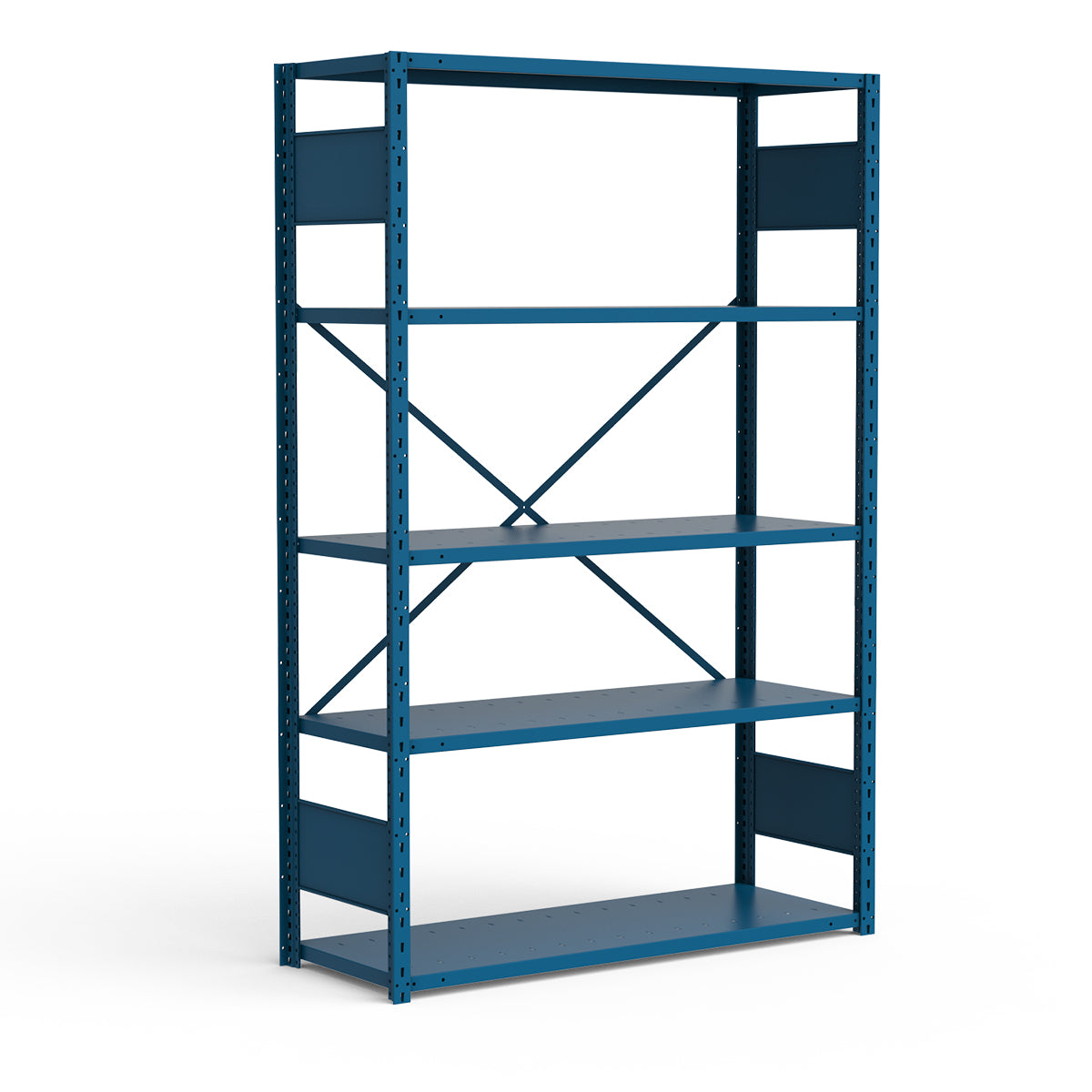 Rousseau SRE1032 shelving in blue finish